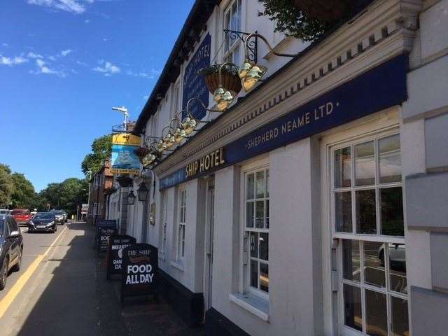 The Ship on New Romney High Street has been welcoming thirsty travellers for more than 500 years