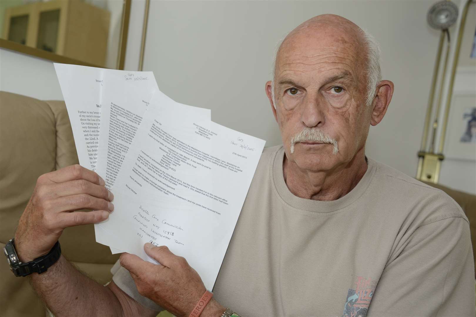 Bruce Ditcher and the letters written to Maidstone Hospital