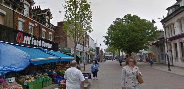 Gillingham Market is held in the High Street twice a week. Picture: Google street view