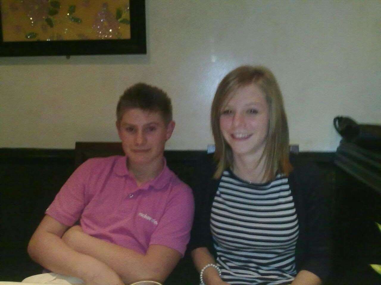 Megan Luckhurst and Ben Hyland when they were both 14