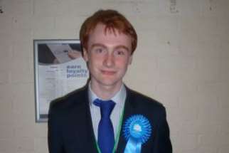 Alex Howard, 18, is Ashford's youngest borough council candidate