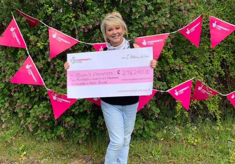 Abigail's Footsteps vice president Cheryl Baker has helped raise awareness and thousands of pounds for the charity
