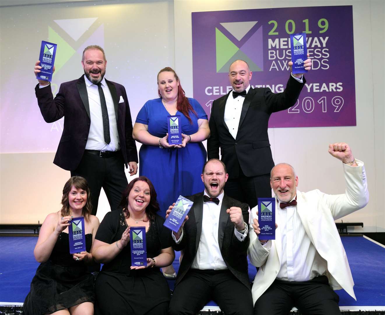 Medway Business Awards 2019, held in Priestfield Stadium, Gillingham. Picture: Simon Hildrew.