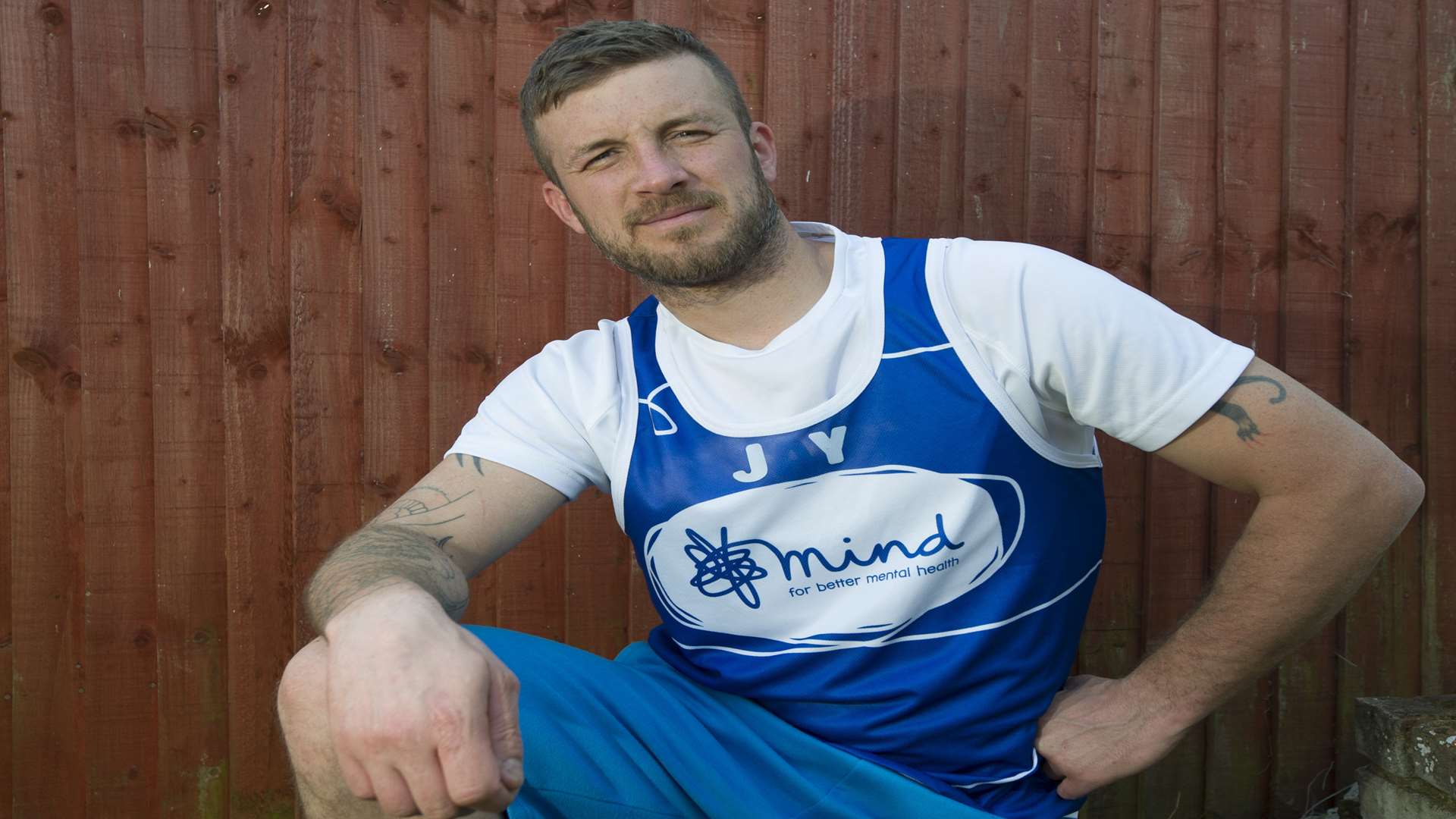 Jamie Davies, of Collis Street, Strood, had mental health issues and is running a 10k race in May for charity Mind