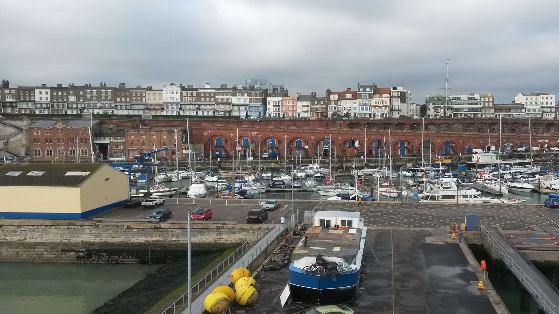 The incident took place at Ramsgate Harbour