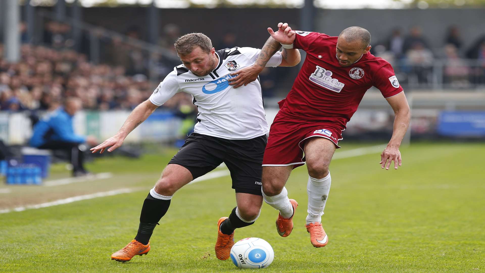 Dartford lost to Chelmsford over two legs in the play-offs last season Picture: Andy Jones