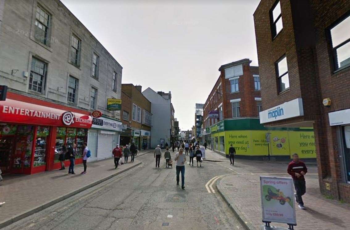 A spate of incidents were reported in Week Street, Maidstone town centre. Picture: Google Street View