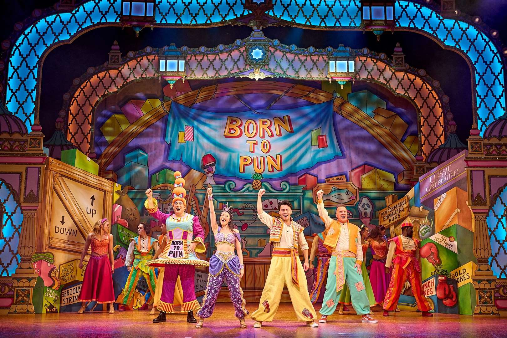 We took our seats to see this year’s Marlowe Theatre panto, Aladdin. Picture: Manuel Harlan