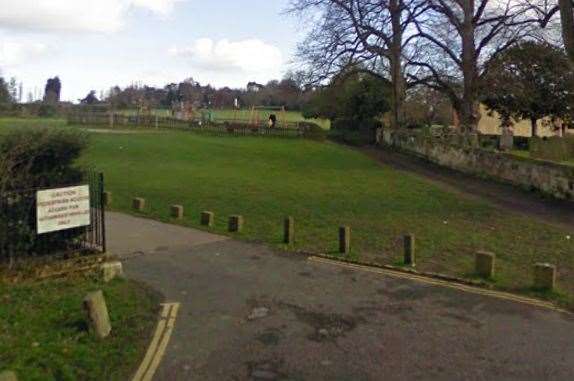 The sex attack happened at a park in Jockey Lane, Cranbrook. Picture: Google