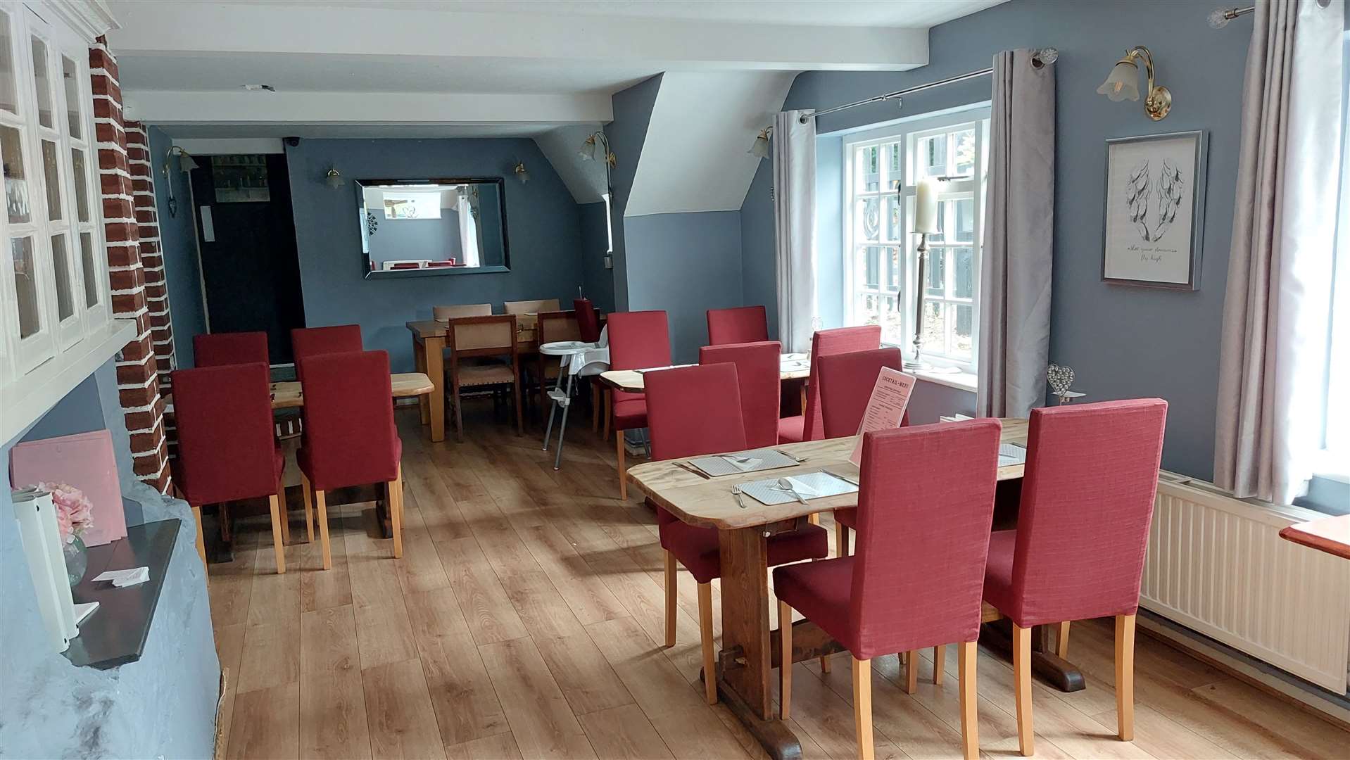 The revamped restaurant at the William Harvey Inn in Willesborough, Ashford