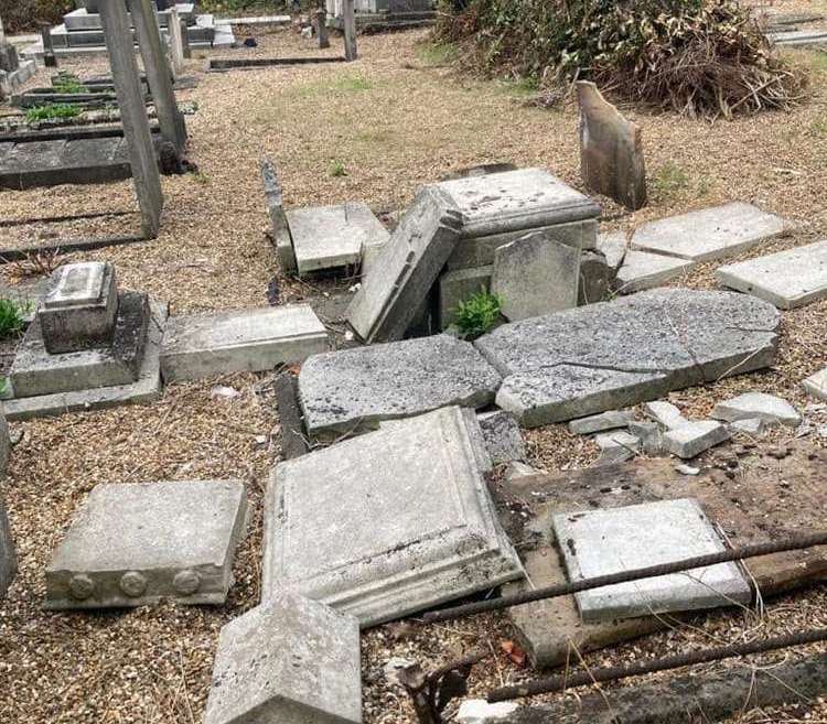 The Jewish burial ground has been targeted on several occasions