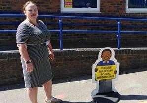 Head teacher Ruth Powell and deputy head Sarah Aikenhead at St Katherine's Primary when they welcomed pupils back in June
