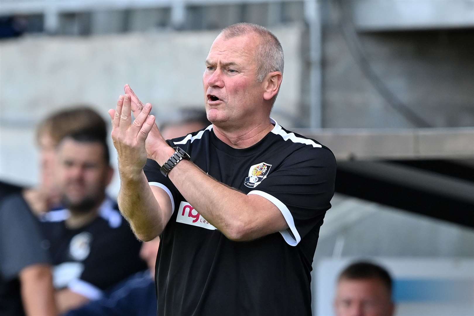 Dartford boss Alan Dowson hopes to achieve promotion within two years Picture : Keith Gillard