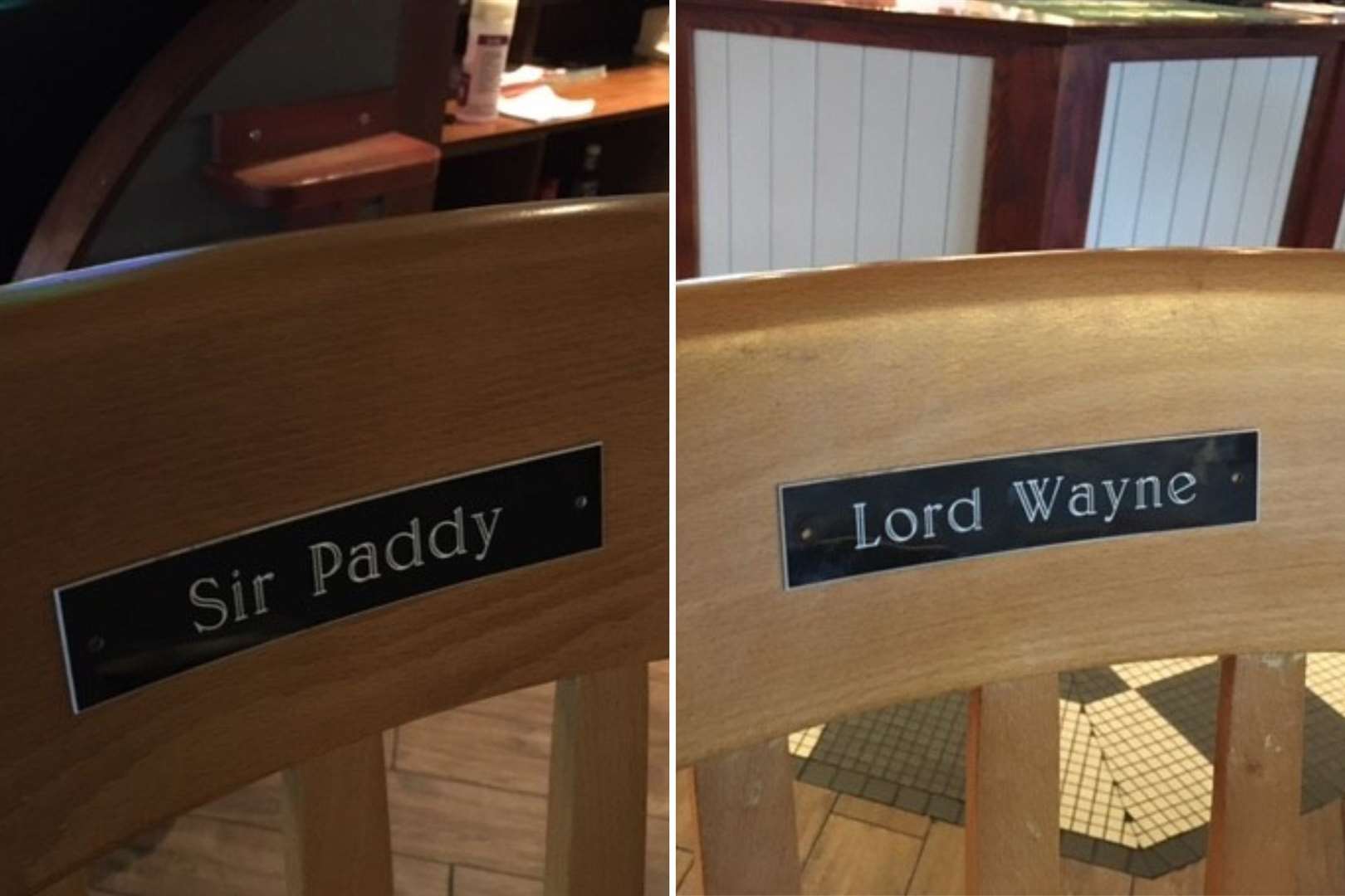 Two respected regulars, Lord Wayne and Sir Paddy were in on the day the Rock Rose started trading and have been delivering their custom ever since