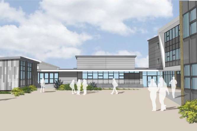 Artists impression of the improvements