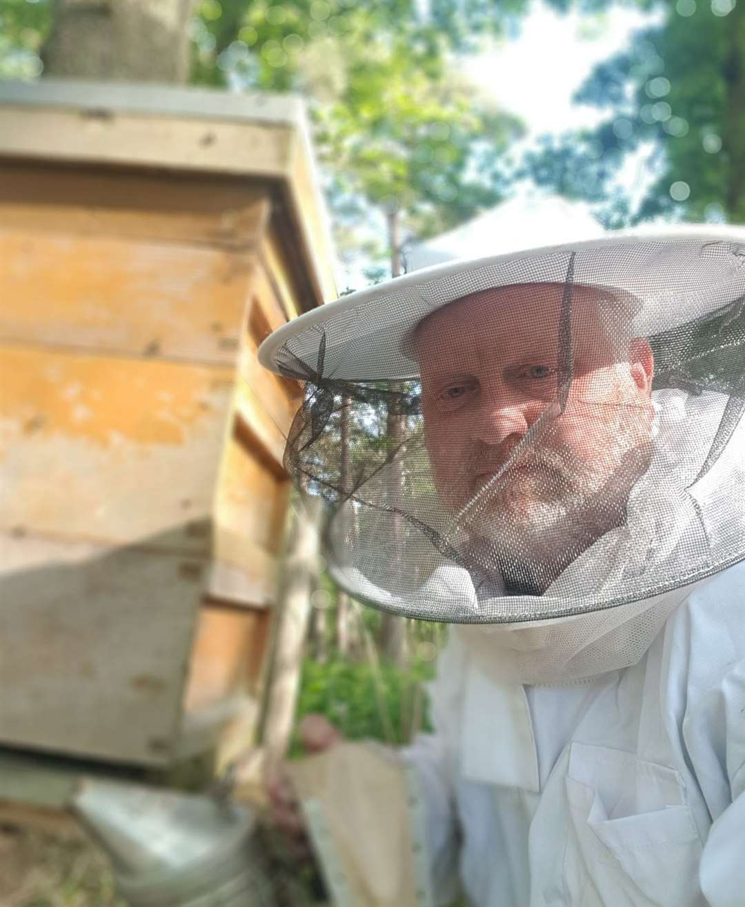Cllr David Burton, leader of Maidstone Borough Council, is a passionate environmentalist and beekeeper