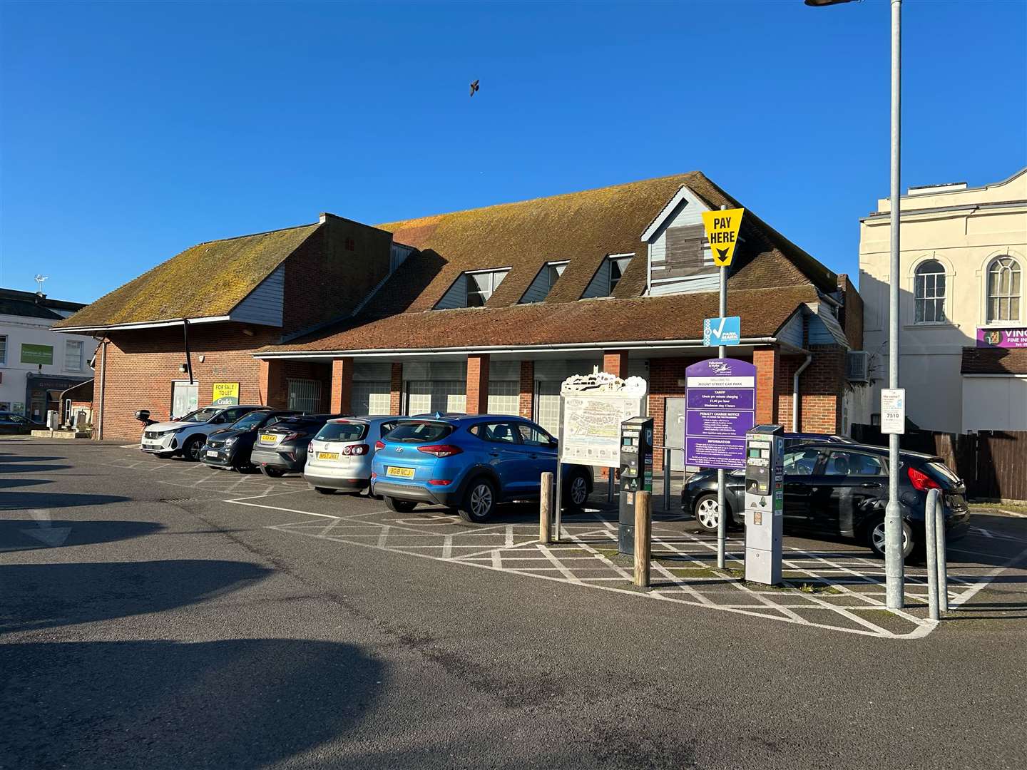 The large former Aldi building in Hythe has now been left empty for over four years