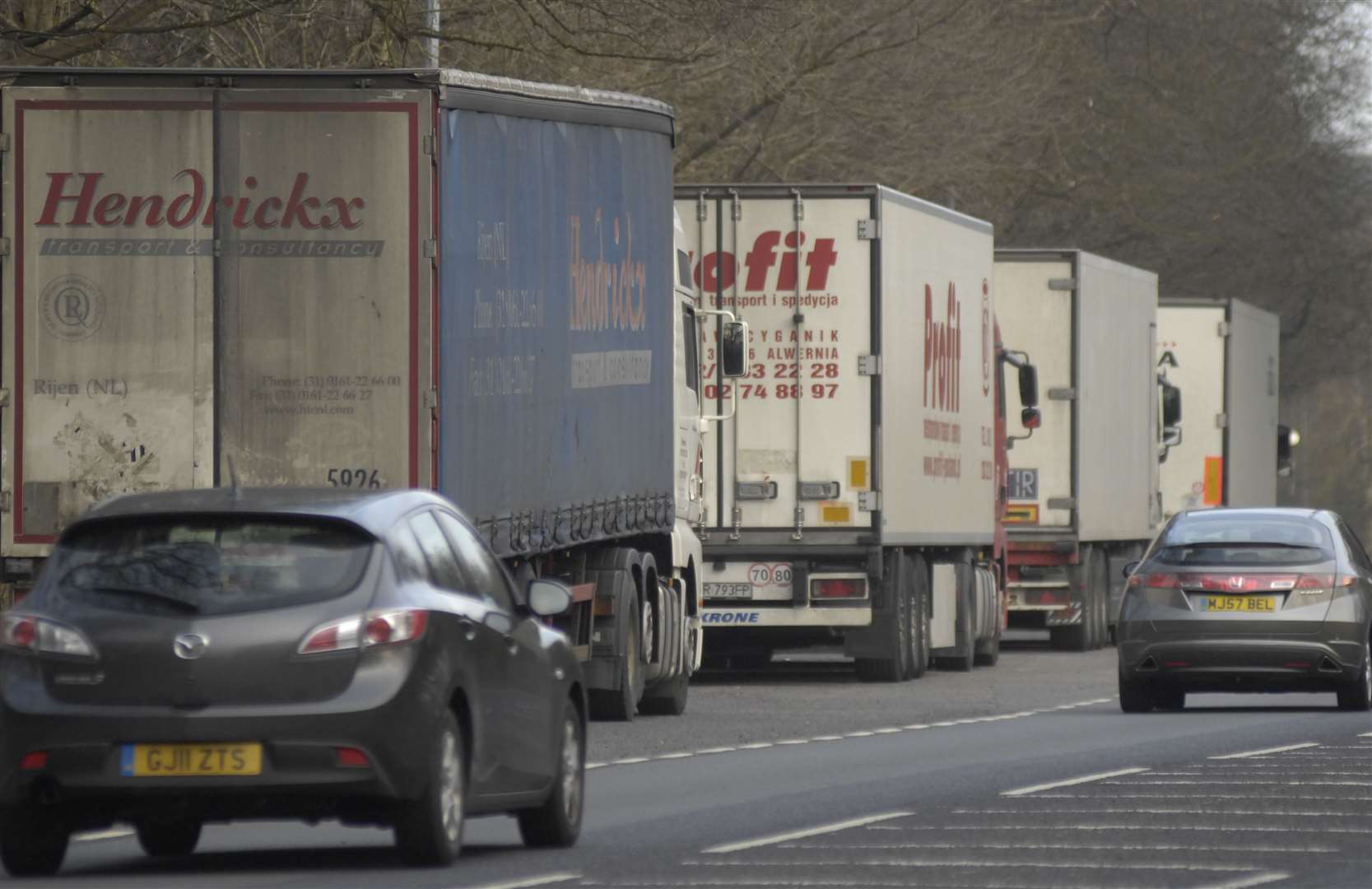 The plan is hoped to get lorries out of lay-bys