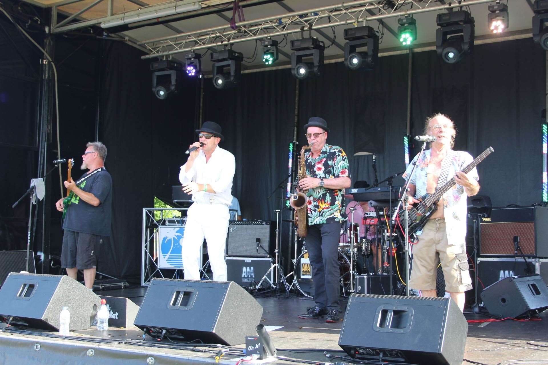 Ska band Skadekat performing at Sittingbourne's Party in The Park on Saturday (13189219)