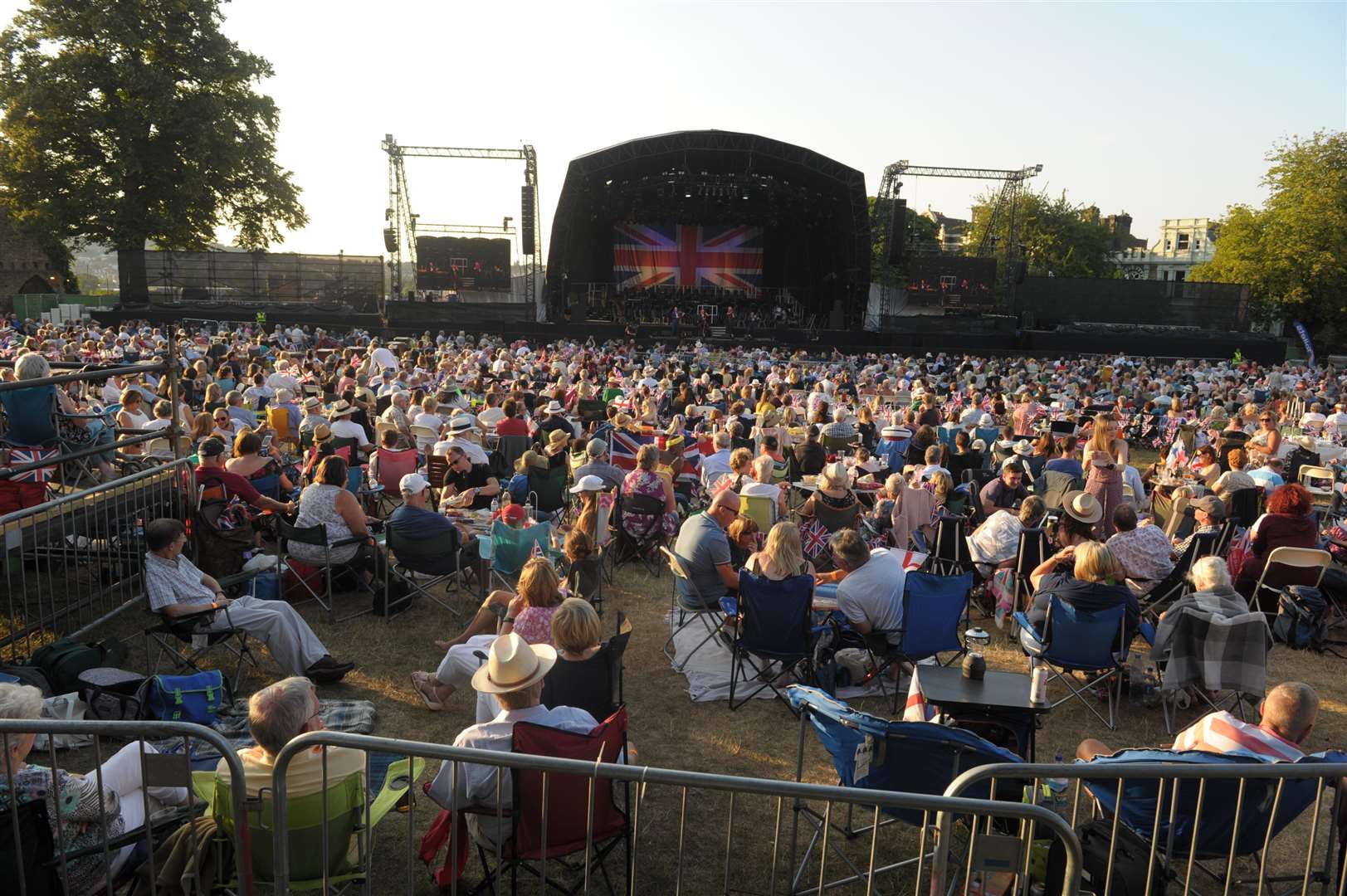 Rochester Castle Gardens Proms event