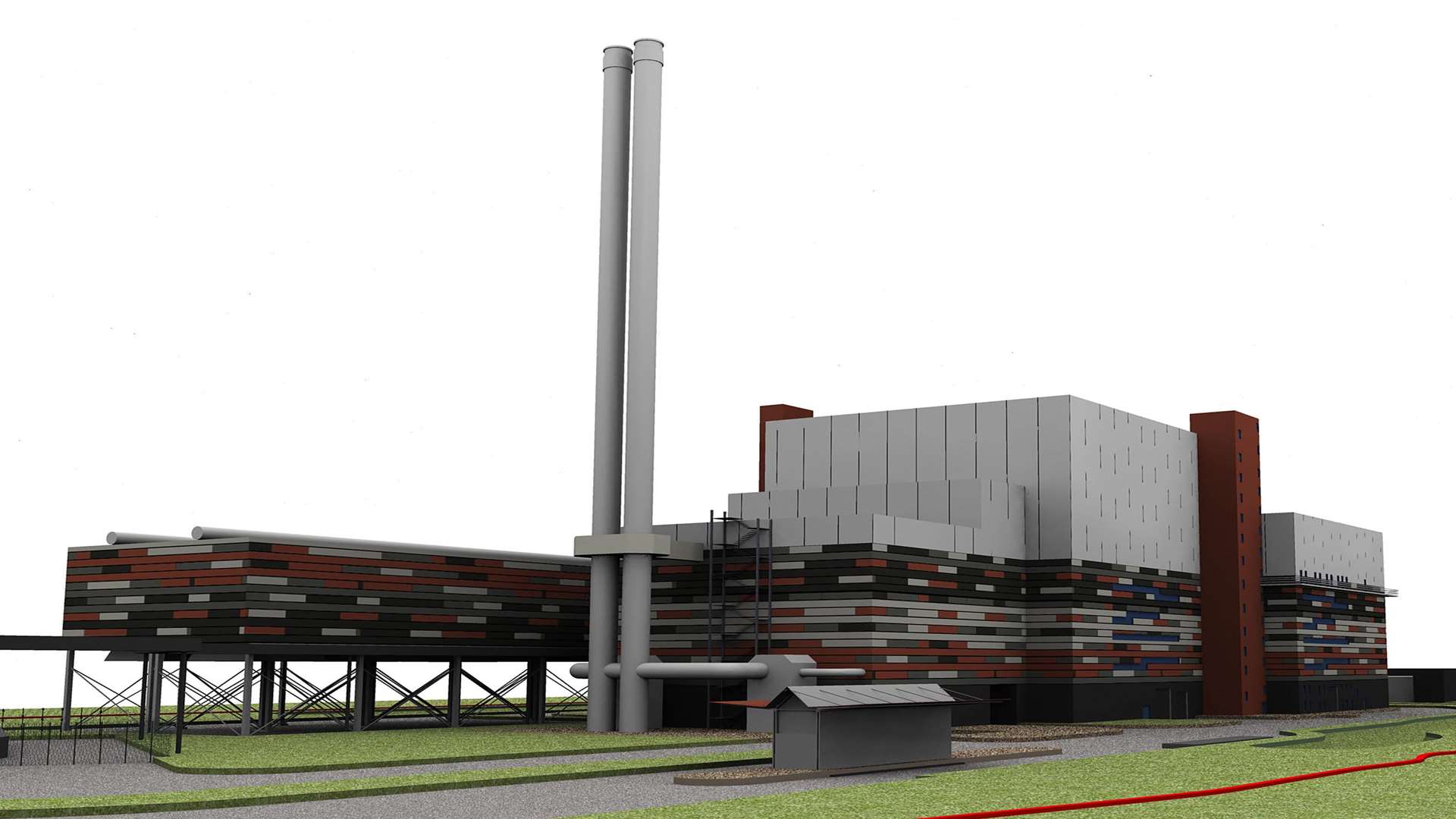 An artist's impression of the new plant