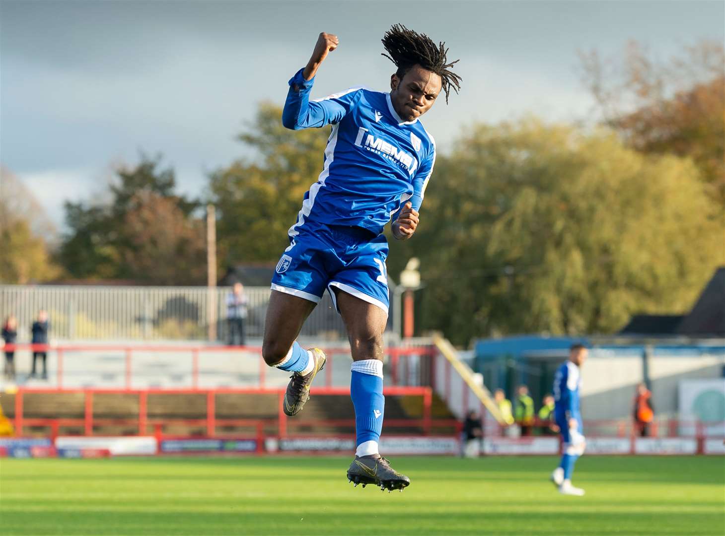 Regan Charles-Cook enjoyed his goal against Accrington Picture: Ady Kerry