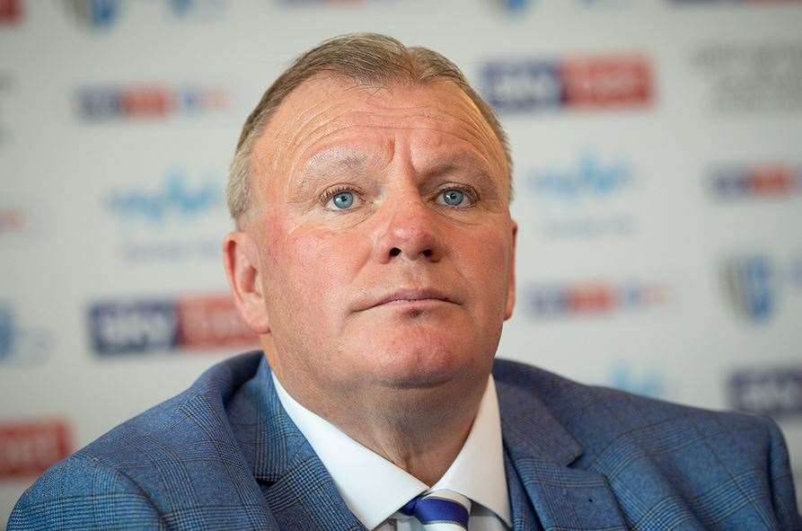 Gillingham manager Steve Evans. Picture: Ady Kerry