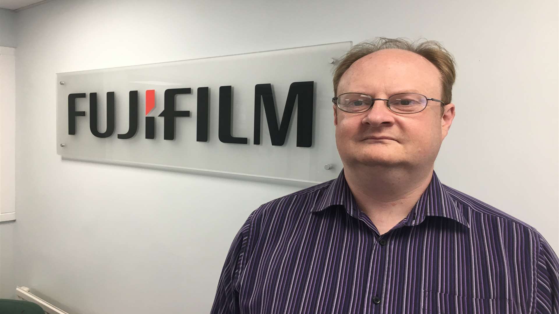 Fujifilm Speciality Ink Systems operations director Adam Batting