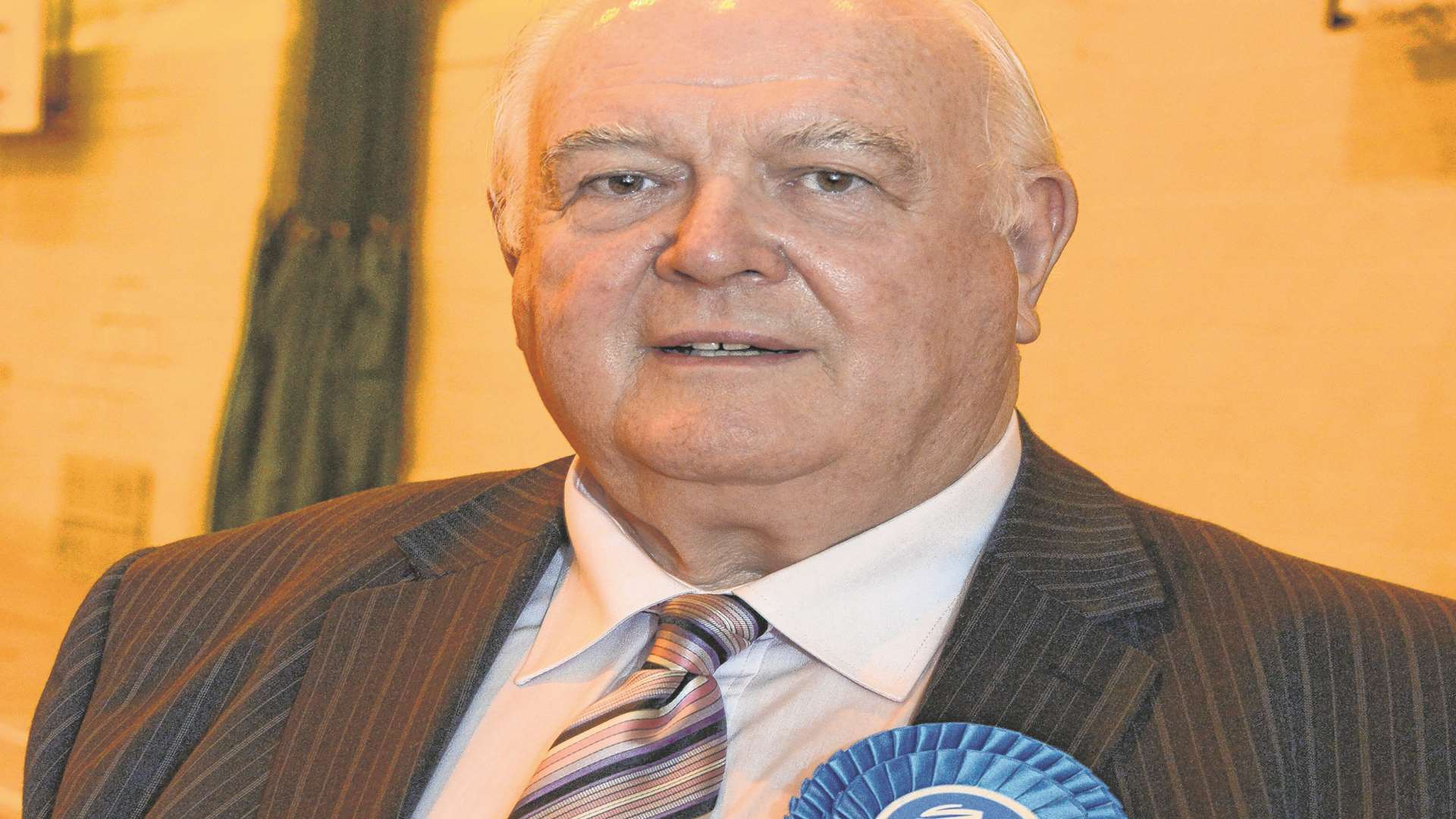 Leader Gerry Clarkson fought off Lib Dem and Ukip to keep his Charing seat. Picture: Paul Amos