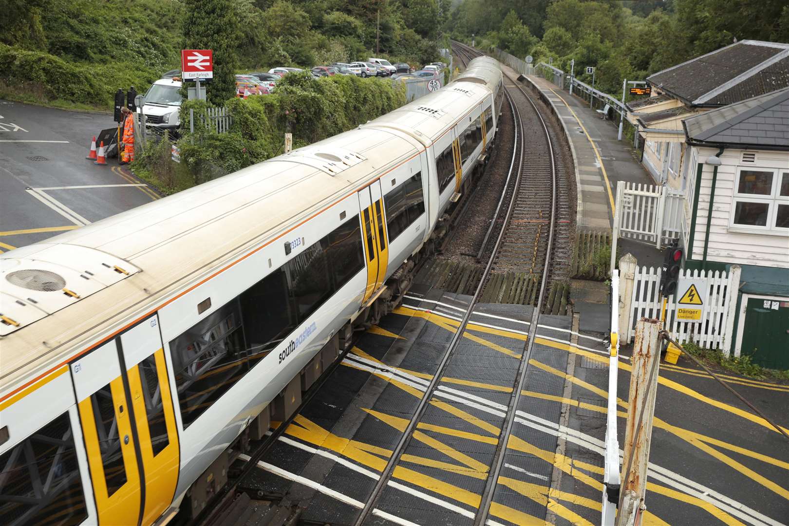 Network Rail has introduced safety measures at East Farleigh