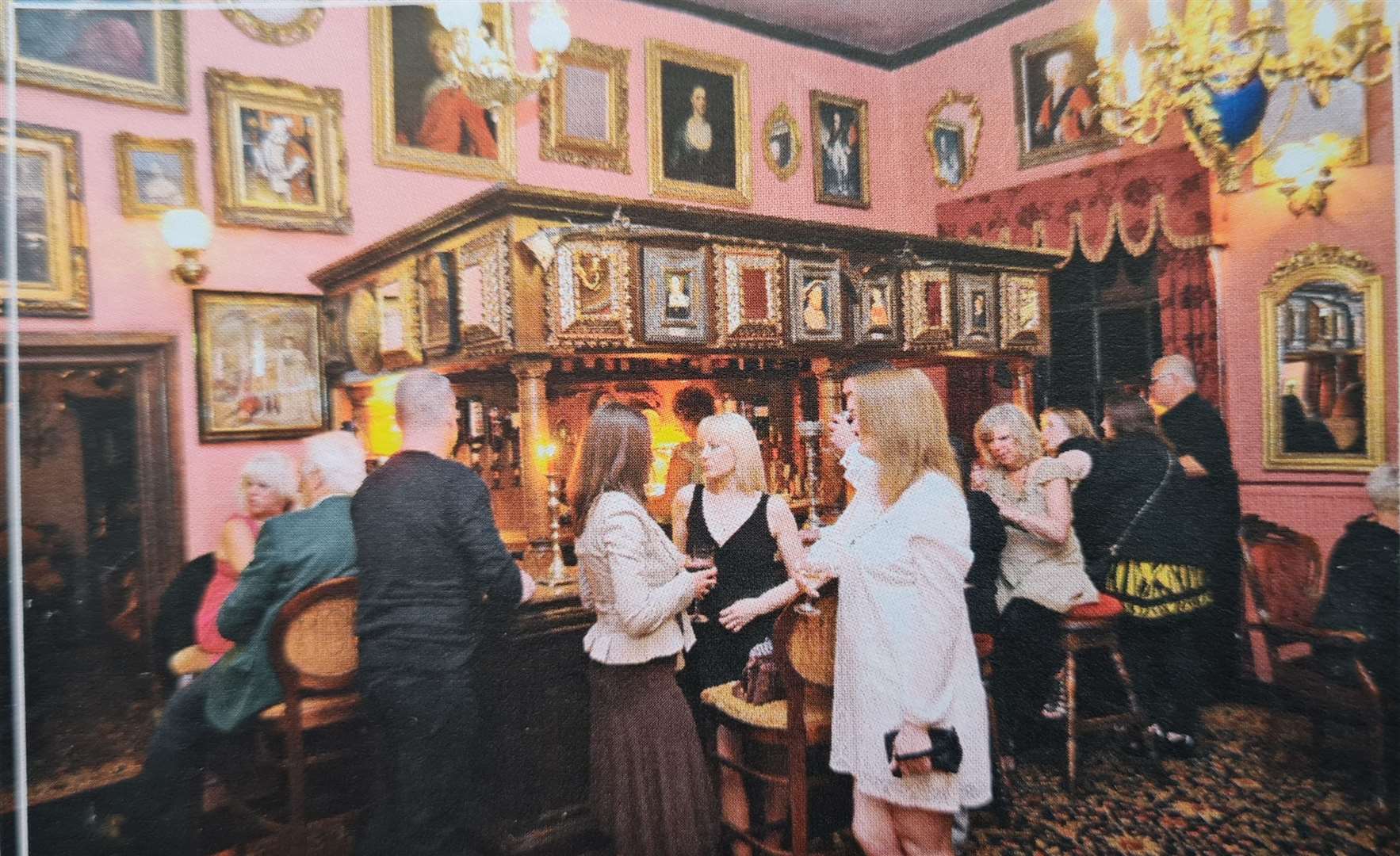 The busy bar at the former Bridge Country Club