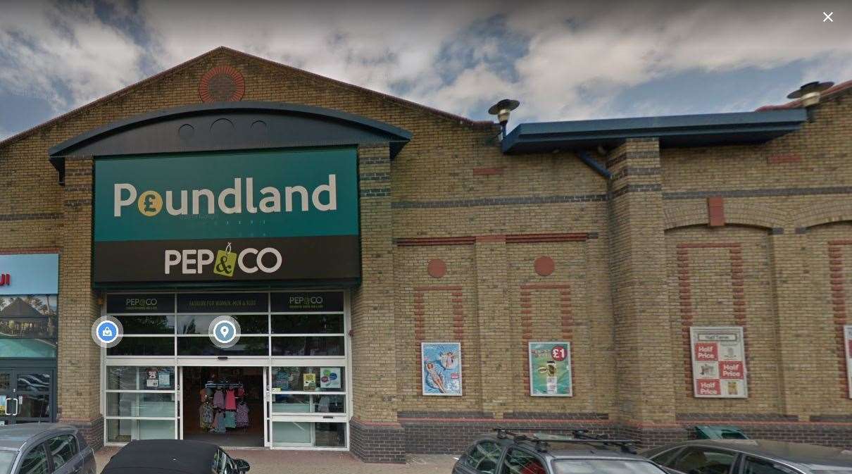 The Poundland store in Tower Retail Park in Dartford. Picture: Google Maps