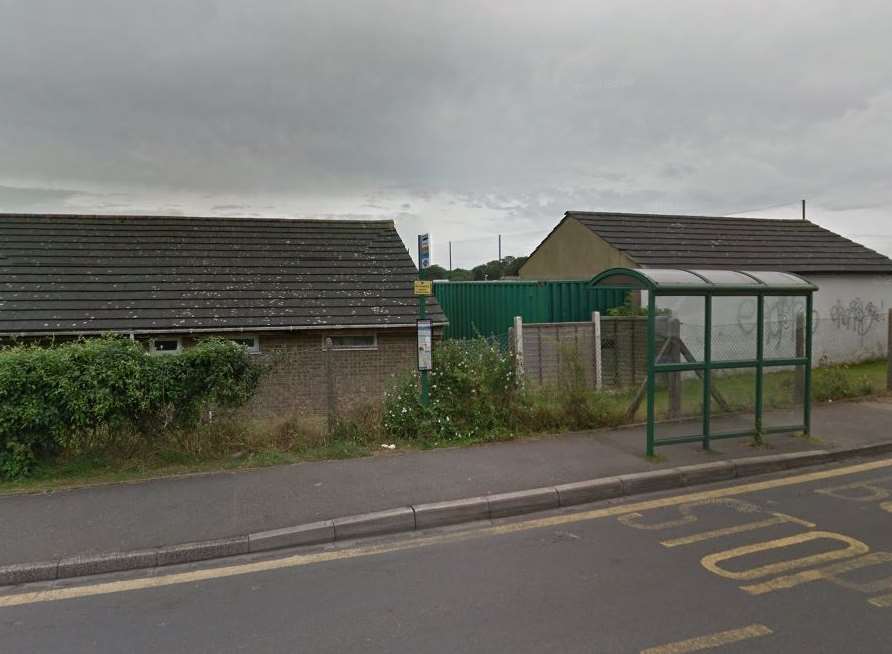 The bus stop in Court Road where the alleged incident took place. Picture: Google Maps