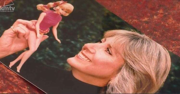 Janie Wellborne with Barbie