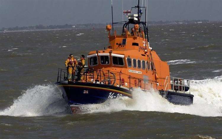 RNLI Sheerness helped rescue people onboard a vessel near Kingsferry Bridge