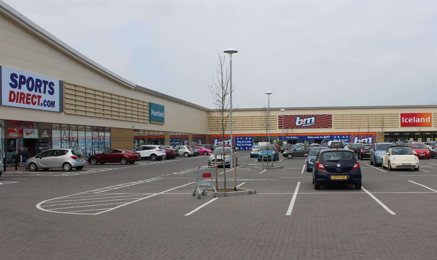 Neats Court Retail Park in Thomsett Way, Queenborough
