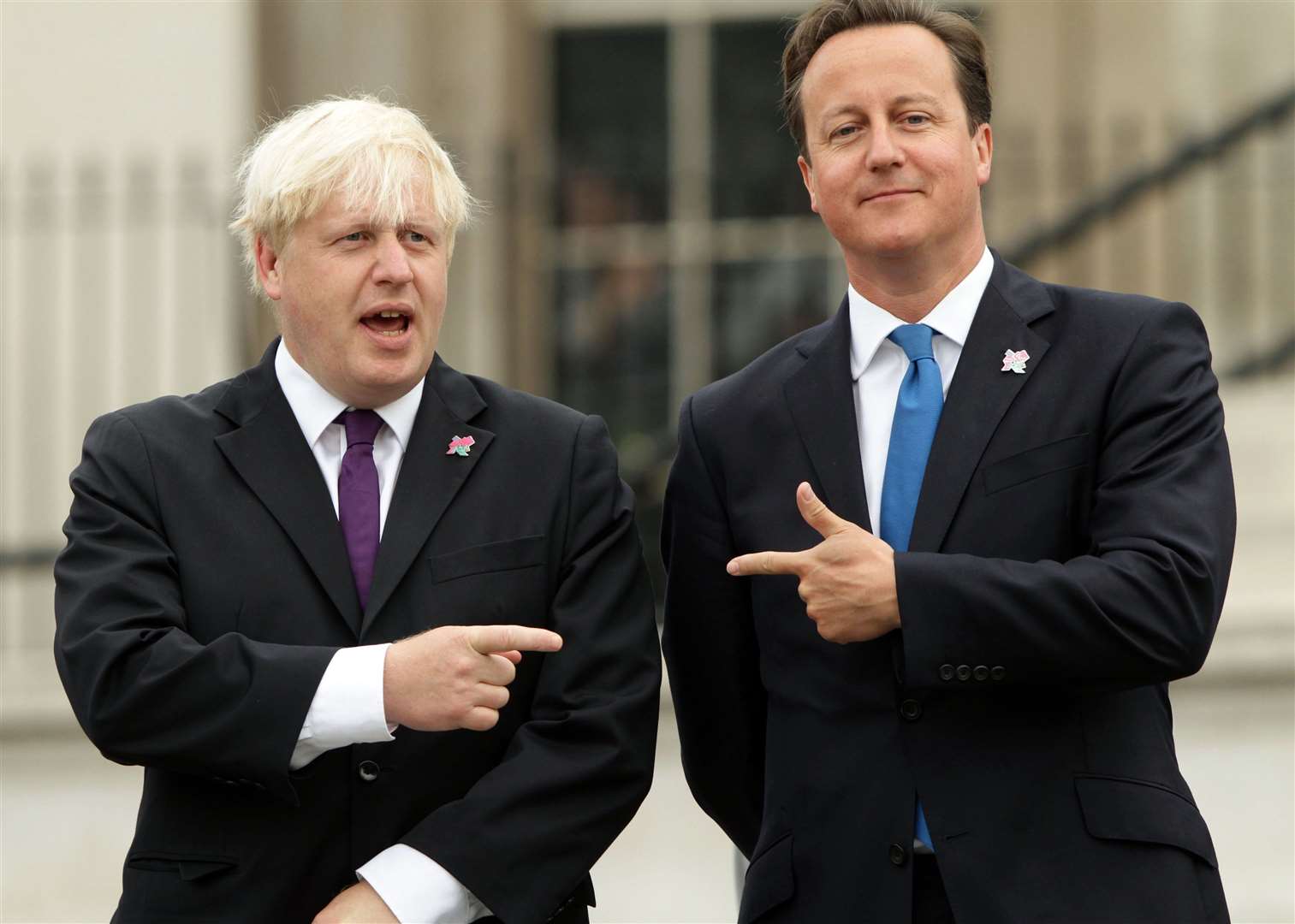 Then Prime Minister David Cameron with current leader Boris Johnson Picture: Yui Mok/PA Wire.