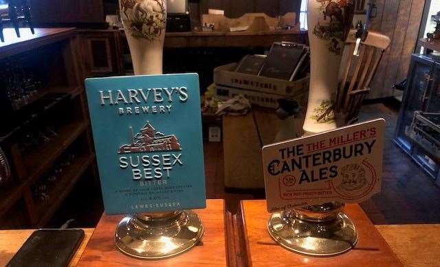 I tasted both the Harvey’s Sussex Best and The Miller’s from The Canterbury Ales but felt the latter shaded the taste test
