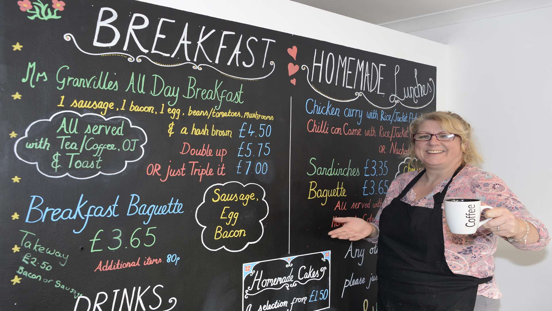Ruth Clist is offering breakfast and lunches