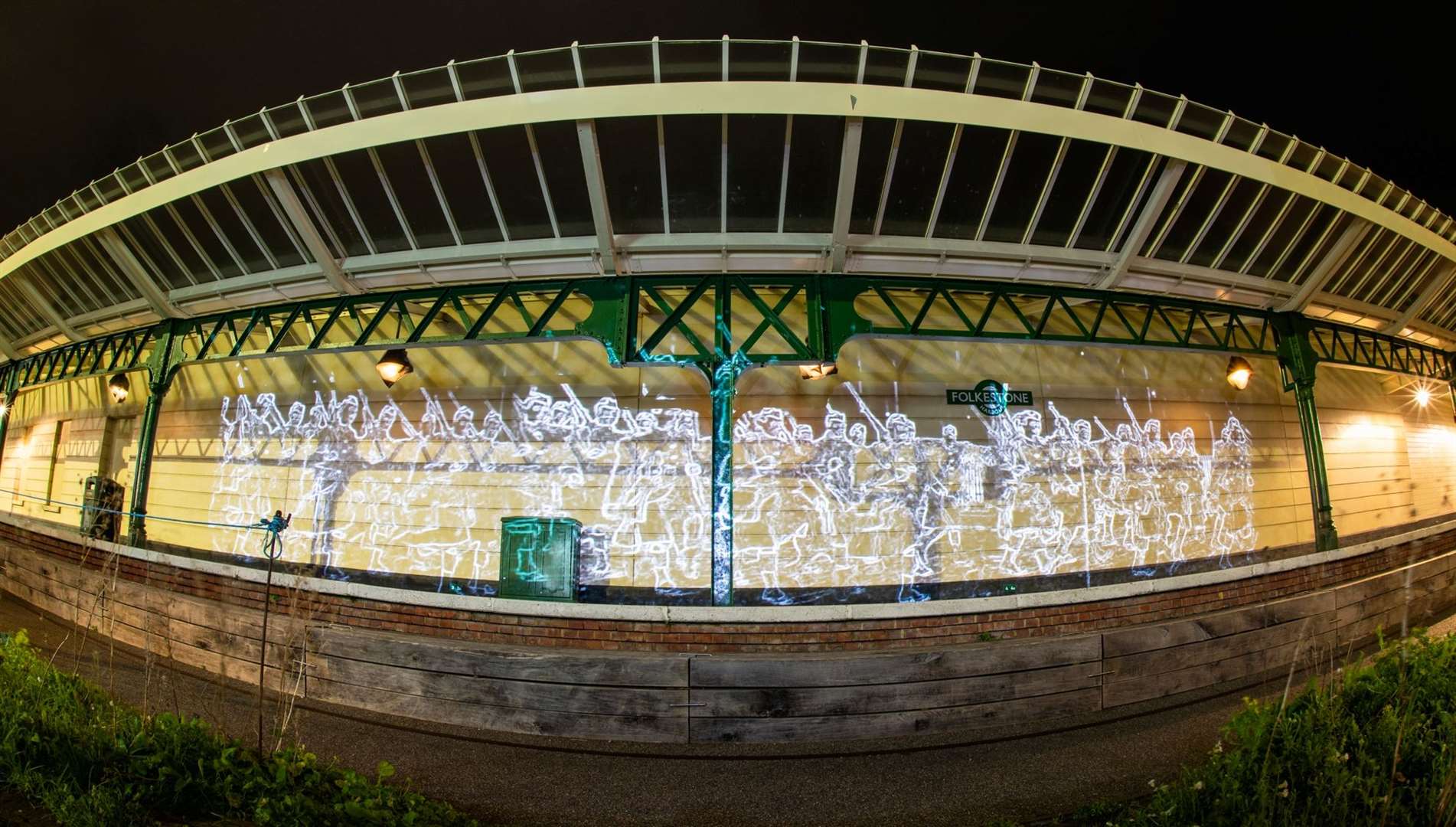 Walking with Ghosts will show some of the troops who departed from Kent. Picture: University of Kent