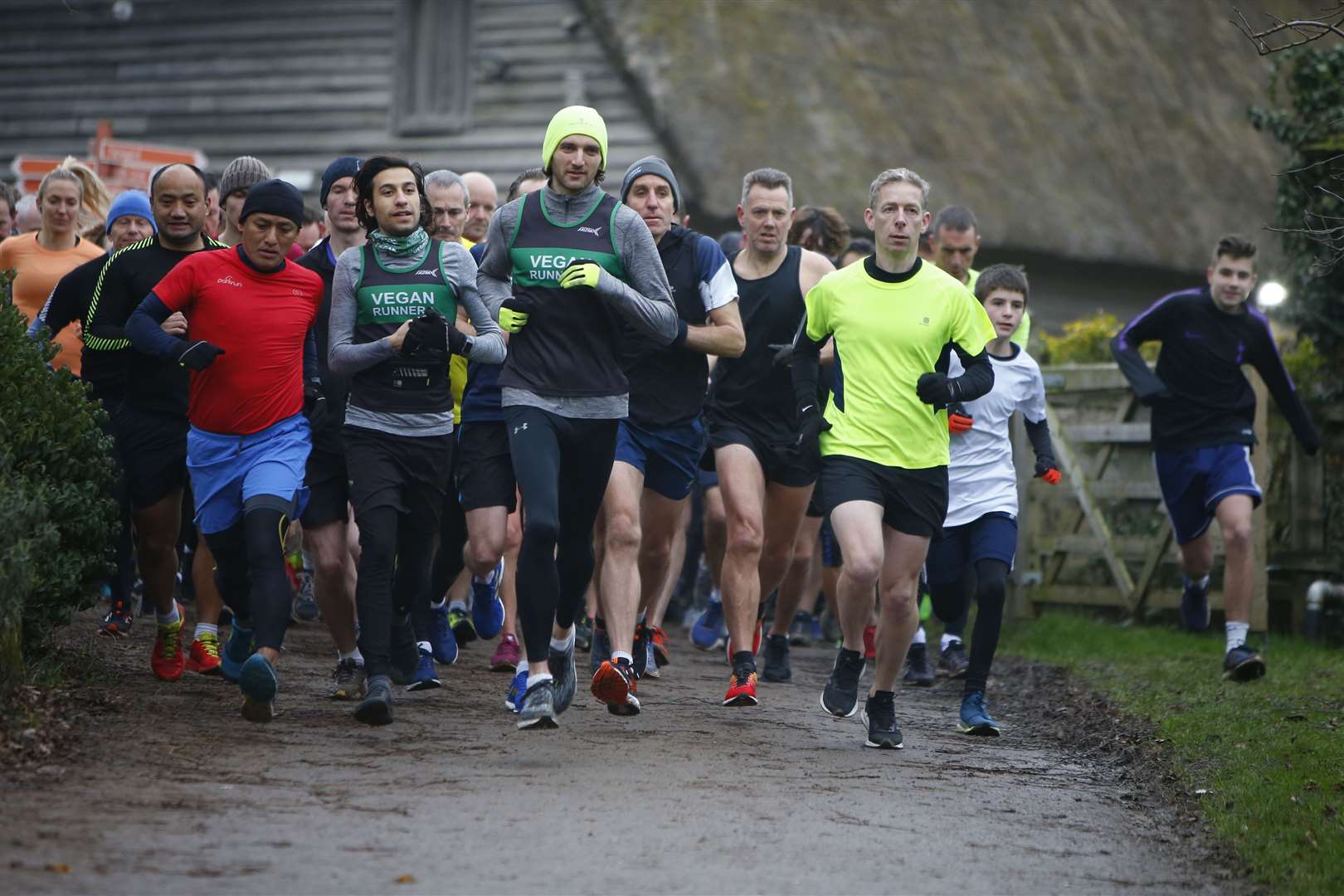Runners at the Maidstone Parkrun. Picture: Andy Jones