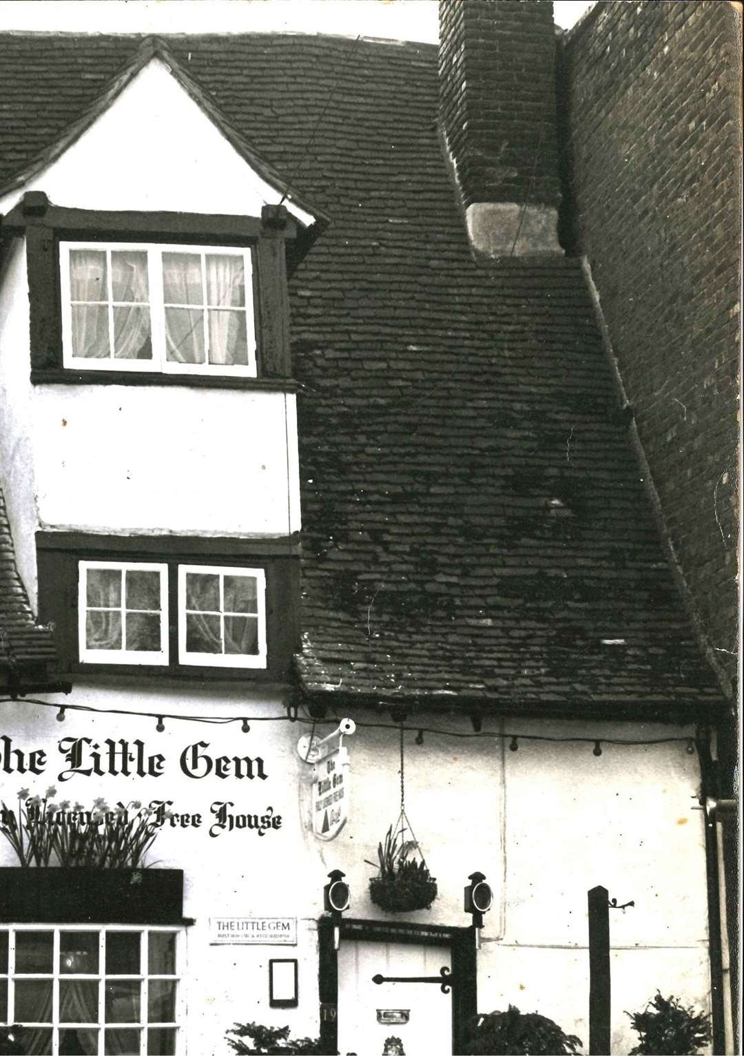 The Little Gem, shortly after it opened as a pub in 1971