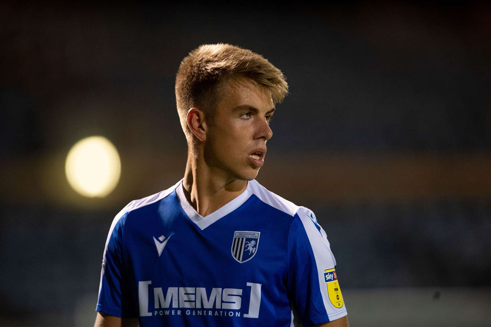 Jack Tucker played in central defence for the Gills against Colchester Picture: Ady Kerry