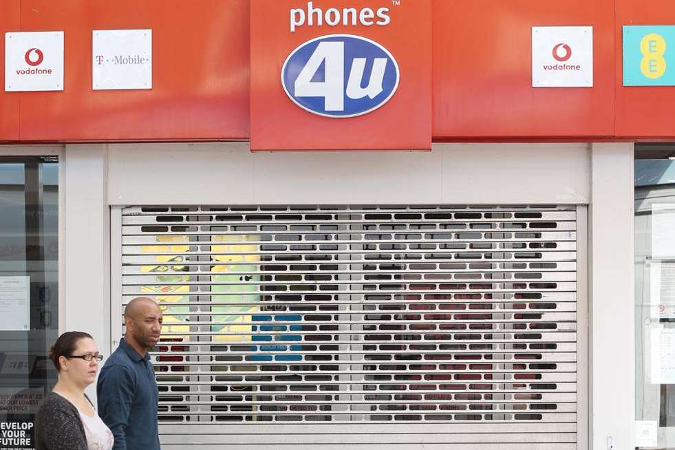 The Sittingbourne branch of Phones 4U has reopened as a Vodafone shop