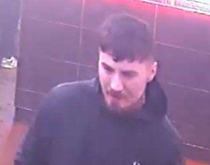 Recognise him? Police want to speak to him in connection with an assault in Week Street, Maidstone. Picture: Kent Police