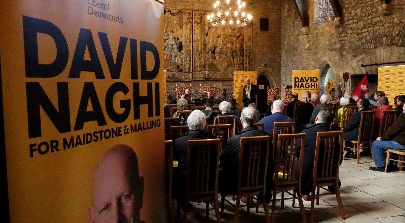 Dave Naghi's PPC launch at Allington Castle