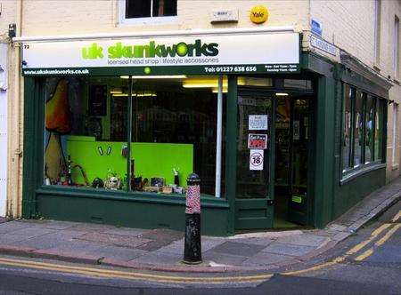 The controversial UK Skunkworks shop selling legal highs in Canterbury