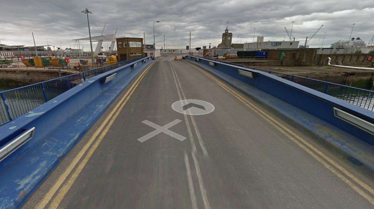 The swingbridge at Union Street. Picture: Google Maps