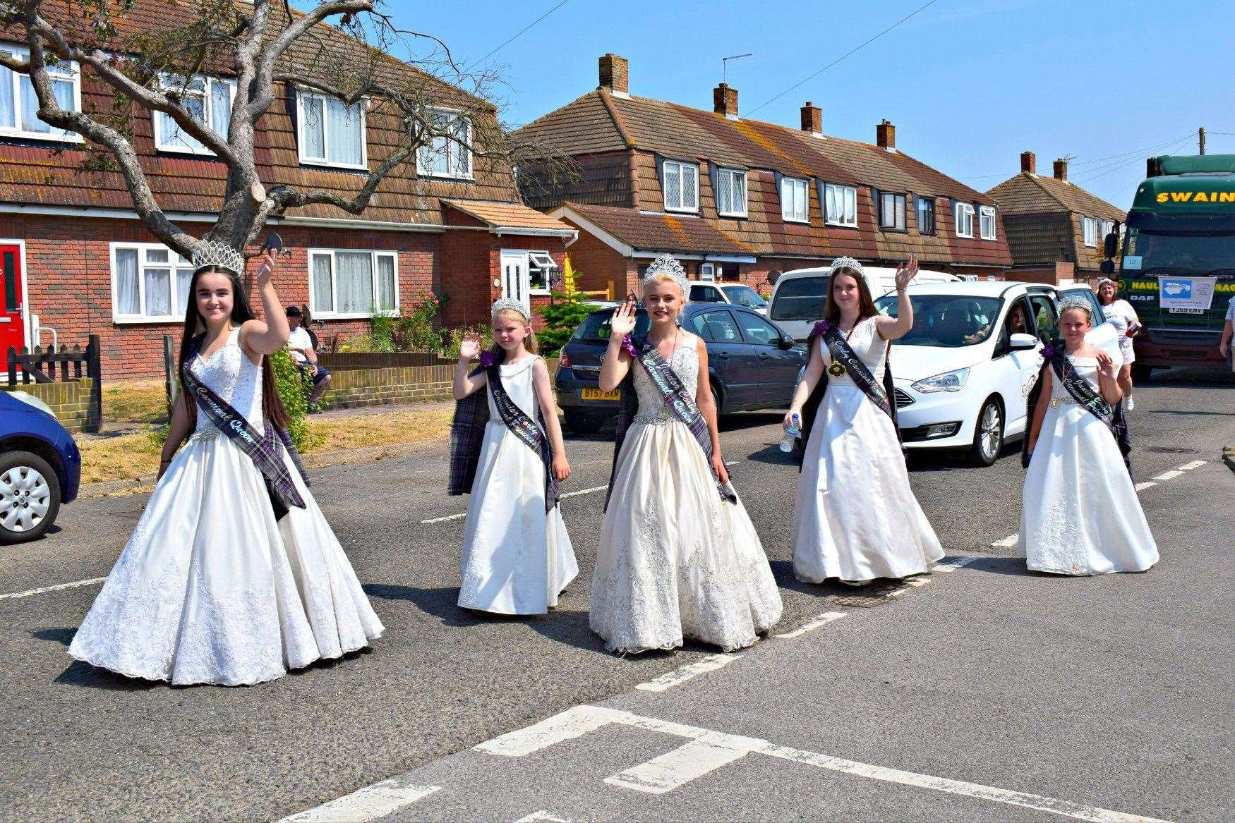 The Carnival Queen's from a past parade. Picture supplied by: Lorraine Giddy
