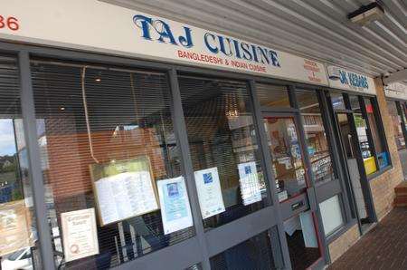 Taj Cuisine, in Walderslade Road, Chatham,